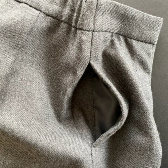 GallardaGalante DRESSY GREY CULOTTE PANTS/SKIRT High Waist, MID-CALF LENGTH   XS - Picture 8 of 15